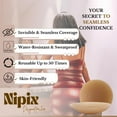 thumbnail image 4 of Body Nipple Cover, Sticky Silicone Nipple Pasties, Reusable Water-Resistant Pasty Covers No Show for Women, 4 of 13