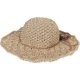 thumbnail image 4 of Sombrero de paja plegable de ala ancha para el sol, sombrero de paja con flores, sombrero de verano para mujer, ideal para vacaciones en la playa, 4 of 5
