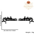 thumbnail image 2 of BNNG Halloween Door Corner Sign Decoration Spider Web Door Corner Decor Wood Halloween Door Corner Sign Black Spider Hanging on Spider Web door frame decor halloween corner decoration, 2 of 8
