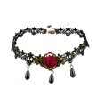 thumbnail image 1 of Collar de Halloween Rose Choker Choker Cuello Cuello Cristal Beads Colgante Cuello Cadena, 1 of 6