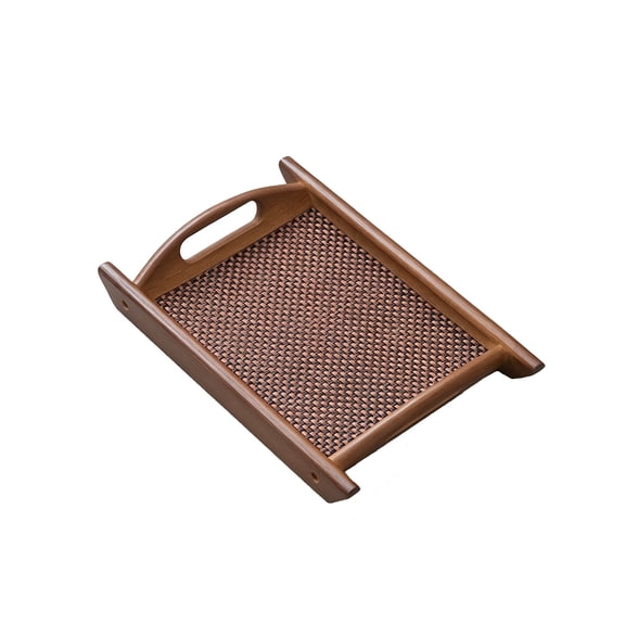 TACILIP Home Decor, 1PC Wooden Tray Platter For Living Room Coffee Tables Suitable For Snacks Fruit And General Storage Or Organization, Gifts for Him