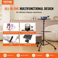 thumbnail image 2 of VEVOR Support de Projecteur avec Roulettes Support pour Ordinateur Portable Trépied Hauteur de 31,3 à 67,3 Pouces, 2 of 9