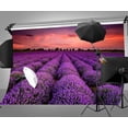 thumbnail image 2 of ABPHOTO Polyester 7x5ft Dusk View Backdrop Ultra Violet Lavender Garden Photography Background Color of the Year 2018 Love Wedding Party Photo Shooting Props, 2 of 5