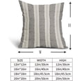 thumbnail image 5 of Sage Green Pillow Covers 18x18 Inch Set of 2 Modrn Grey Polka Dot Boho Striped Pattern Tan Cream Print Decorative Throw Pillowcases Outdoor Neutral Cushion Cases Decor for Sofa Couch Bed, 5 of 6