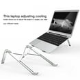 thumbnail image 3 of fastboy Laptop Holder Stand Home Office Folding Adjustable Bracket Notebook Computer Folding Adjustable Stand, Silver, 3 of 4