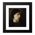 thumbnail image 2 of Arnold Böcklin 12x13 Black Modern Framed Museum Art Print Titled - Portrait of Alexander Michelis (1846), 2 of 5