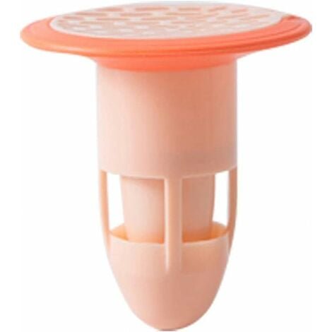 lune-Paquete de 4 tapones de drenaje para piso de ducha, a prueba de olores, para hotel, cocina, baño (rosa)