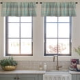 thumbnail image 3 of LALILO Kitchen Curtain Valance Boho Ethnic Plaid Tribal Rod Pocket Window Curtain 52"x 18" Set of 2, 3 of 5