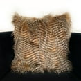 thumbnail image 2 of Plutus Brands Brown and Grey Plutus Porcupine Animal Faux Fur Luxury Throw Pillow 12 in x 20in, Double Sided 12" x 20", 2 of 2