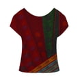 thumbnail image 4 of Hot Sale!Uooqdmx Blouses pour Femmes, Chemises à Manches Courtes pour Femmes, Hauts Décontractés pour Femmes, Hauts d'Été à Manches Courtes Col Rond Tunique Mignonne Tendance, Hauts de Sortie pour Femmes, Vert L, 4 of 4