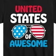 thumbnail image 3 of Instant Message - United States Of Awesome - Toddler & Youth Short Sleeve  T-Shirt, 3 of 6