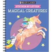Brain Games - Sticker by Letter: Brain Games - Sticker by Letter: Magical Creatures (Sticker Puzzles - Kids Activity Book) (Other)