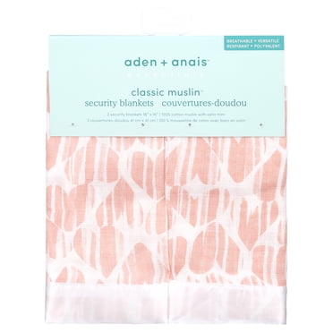 aden   anais essentials, security blankets, briar rose 2-pack