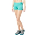 thumbnail image 1 of Aeropostale Womens Striped Running Athletic Workout Shorts, Green, Medium, 1 of 3
