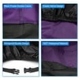 thumbnail image 6 of Unique Bargains 190T XL Motorcycle Motorbike Cover Waterproof Rain Dust Sun Outdoor Protection Black&Purple, 6 of 7