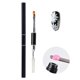 thumbnail image 1 of 2 in 1 Dual Ended Brush and Picker Stainless Steel Gel Nail Tool for UV Gel Acrylic Nails Extension, 1 of 4