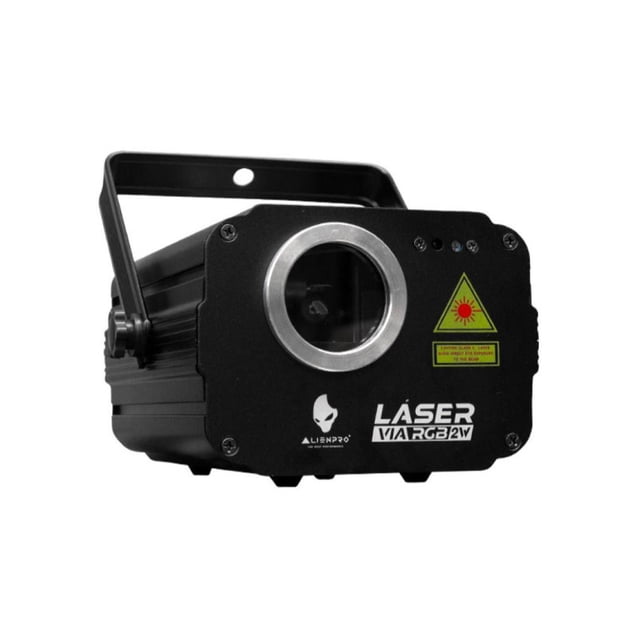 Láser AlienPro RGB 2W 500mw 1000mW 2000 Patrones DMX