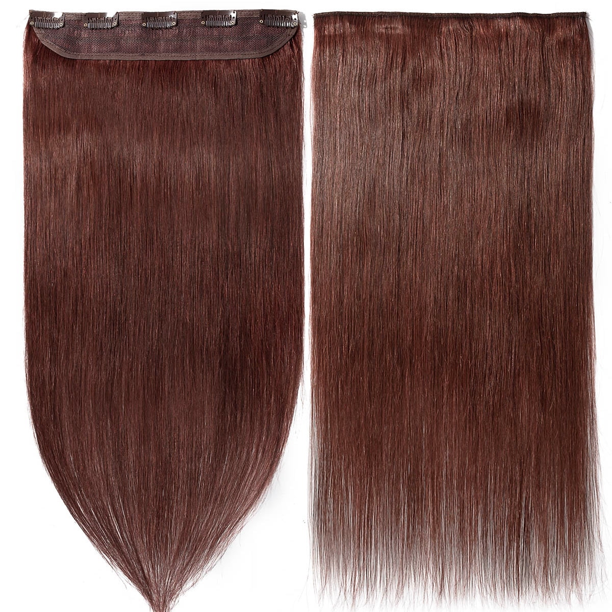 SEGO Clip in Hair Extensions Human Hair 3/4 Full Head 100% Real Remy Thick Hair Extensions Silky Straight Balayage Blonde Hair Pieces