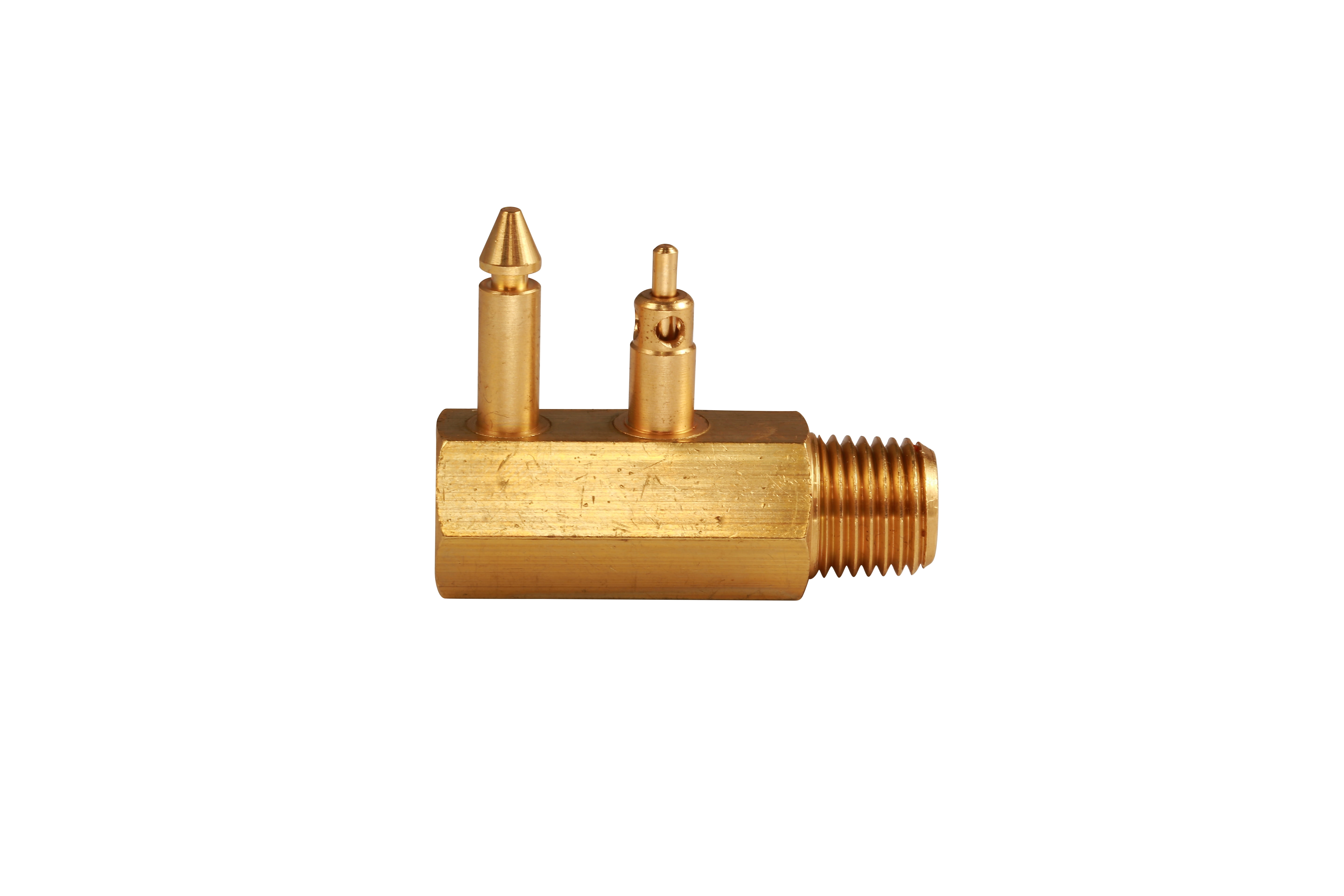Chrome-Plated Brass Under 90 HP Attwood 88FTH014-6 Honda Fuel Tank Fitting Male 1//4 NPT