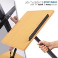 thumbnail image 4 of Pyle Support de Présentation de Lutrin Réglable Portable avec Support d'Ordinateur Portable (2 Pack), 4 of 8