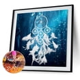 thumbnail image 1 of Atrapasueños diamante completo pintura redonda Rhinestone para la decoración de la habitación (X862) Likrtyny Oficina Multiescena Multifunción, 1 of 8
