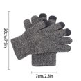 thumbnail image 4 of QualitChoice Phone Touch Screen Gloves Cycling Hiking Camping Hands Warm Keeping Accessory medium grey 1Set, 4 of 6