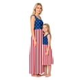 thumbnail image 4 of Mommy and Me Matching Outfits Stars And Stripes 4th of July Dress Sleeveless Crewneck Sundress Patriotic Dresses for Women Girls, 4 of 6