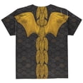 thumbnail image 2 of Halloween T-Shirt Jeunesse Noir Dragon à Imprimé Intégral, 2 of 2