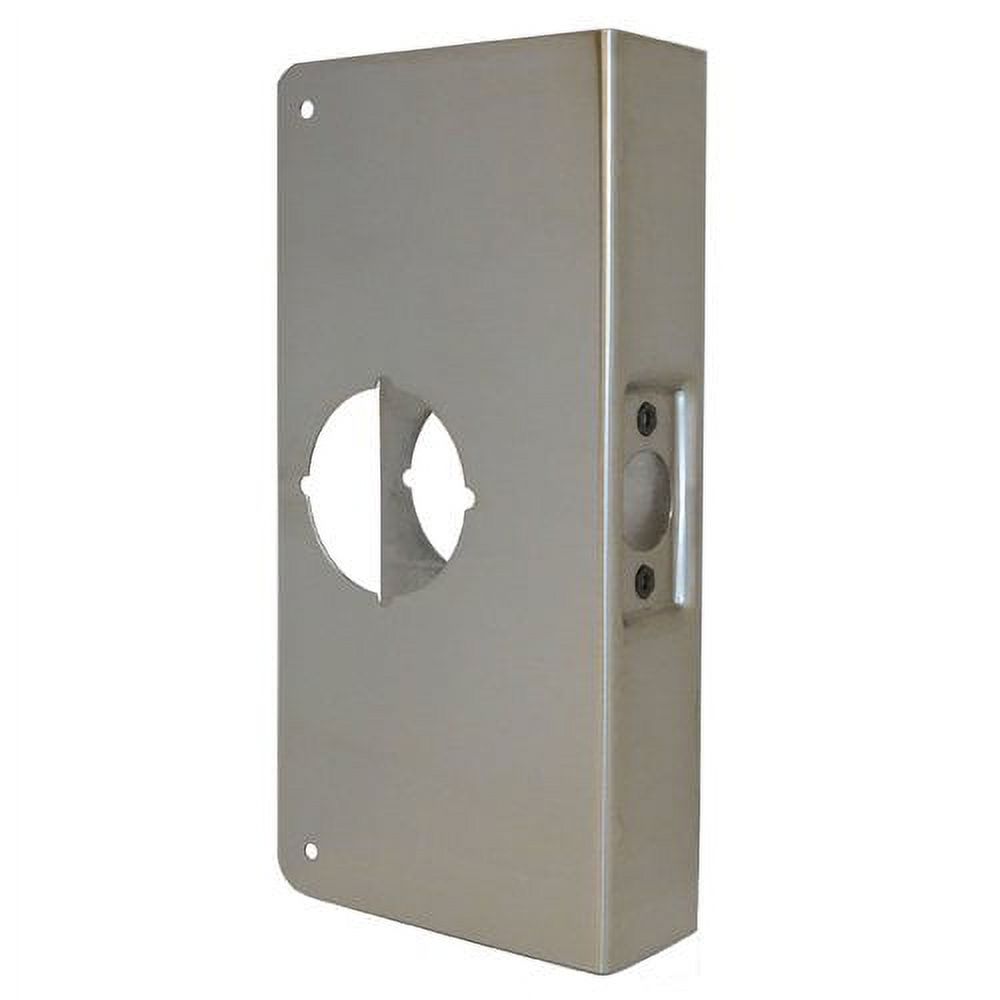 Don-Jo 4-Cw Single Hole Wrap Around Door Reinforcer - Brass
