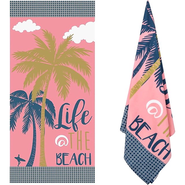Beach Towel,microfiber Beach Towels For Adults, Quick Dry Pool Towels For Swimmers Sand Free Beach Towels For Women Men Girls, Personalized Beach Towe
