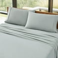 thumbnail image 2 of UGG 01752 Alahna King Bed Sheets and Pillowcases 4-Piece Set Sleep in Luxury Machine Washable Deep Pockets Wrinkle-Resistant Breathable Cozy Comfort Silky Cooling Sheets, King, Mineral, 2 of 3