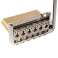 thumbnail image 4 of Musiclily Ultra 52.5mm(2-1/16 inch) Full Solid Brass 6-Screw PRS Style Knife Edge Tremolo Bridge for Strat Style Electric Guitar, Nickel, 4 of 5
