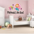 thumbnail image 3 of Jellyfish Mermaid Half Shell Seahorse Sled Statfish Princess Fish Starfish Queen Sweet Dreams Bedtime Unicorn Lovely Dear Dream Holiday Gift Decorating Wall Decal Sticker - Size: 30 In X 21 In, 3 of 5