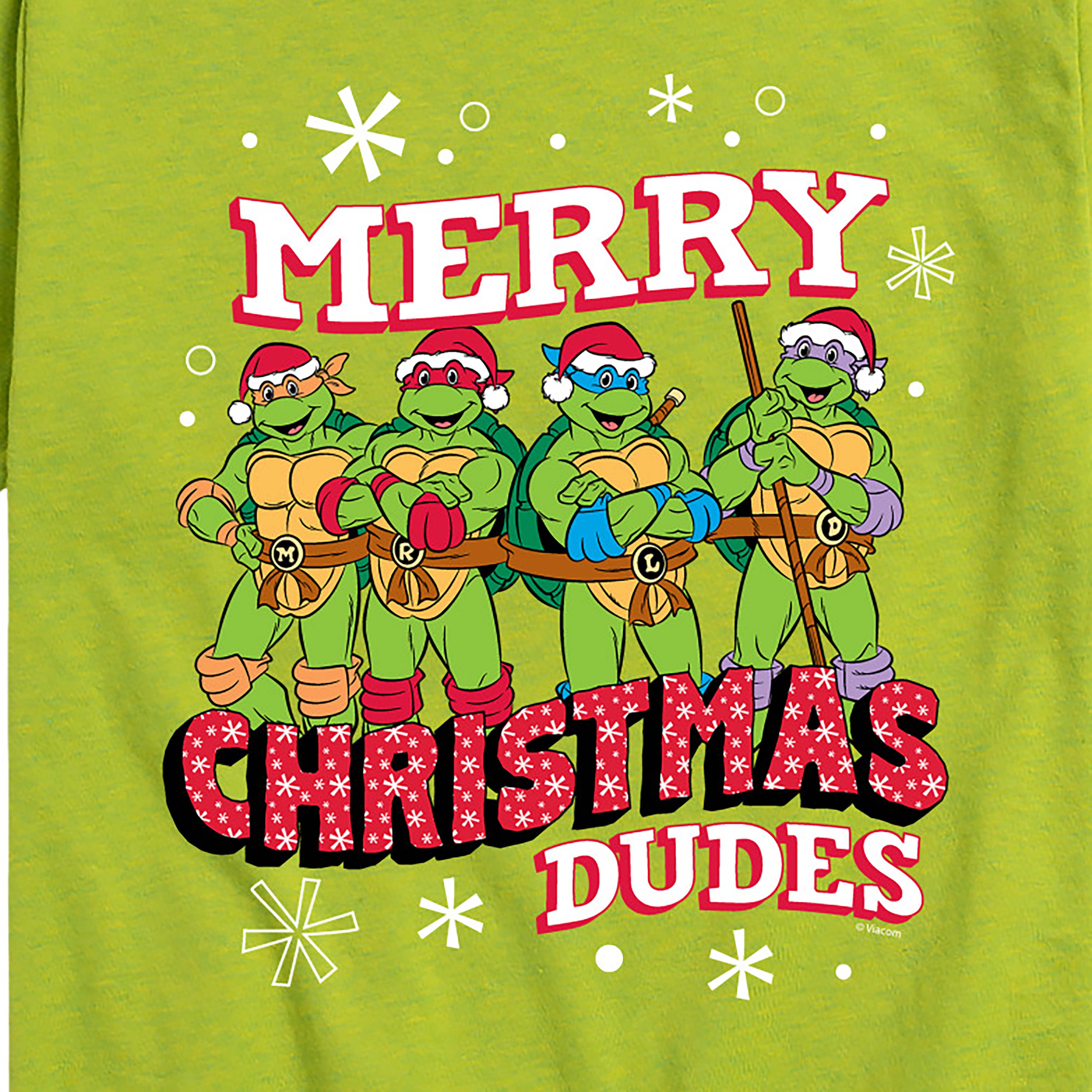 Teenage Muntant Ninja Turtle - Merry Christmas Dude - Toddler And Youth  Short Sleeve Graphic T-Shirt