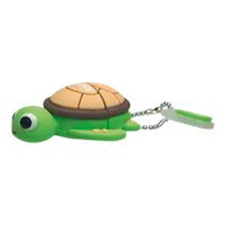 Emtec Animal M316 4 GB USB 2.0 Flash Drive - Green