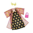 thumbnail image 3 of Barbie Fashions, Doll Clothing with Polka Dot Dress, Top, Skirt & Accessories (2 Outfits), 3 of 5