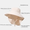 thumbnail image 6 of UPF 50+ Large Brim Sun Hat For Women Men Wide Brim Sun Protection Hat With Neck Flap For Beach Hiking Fishing Outdoor Travel, 6 of 10