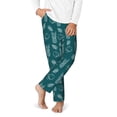 thumbnail image 2 of Hirioo Tropical Pineapple for Teenagers' Pajama Pants Womens Lounge Pants with Pockets Pj Bottoms Pants for Men-Large, 2 of 6