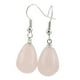 thumbnail image 1 of Pendientes colgantes llamativos jinwen Pendientes de piedras preciosas en forma de lágrima Rosado, 1 of 6