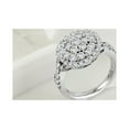 thumbnail image 2 of Halo Jewelers 14k White Gold 1 3/4Cttw Round Cut Natural White Diamond Infinity Halo Cluster Engagement Ring for Women Wedding Birthday (Diamond Color: H-I, Clarity: I1-I2, 1.75Cttw) Ring Size-8.5, 2 of 6