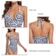thumbnail image 5 of Traje de baño de una pieza para mujer Traje de baño sin espalda con cuello halter de moda Traje de baño para fiesta en la piscina en la playa Tipo 4 M, 5 of 6
