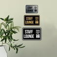 thumbnail image 3 of Classic Framed Staff Lounge Sign (Blue) - Small, 3 of 5