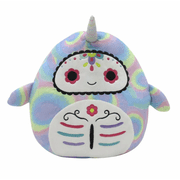Squishmallow Official Kellytoy Halloween Squishy Soft Plush Toy Animals (Igor the Narwhal), 12 Inch