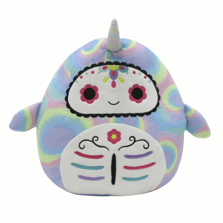 Squishmallow Official Kellytoy Halloween Squishy Soft Plush Toy Animals (Igor the Narwhal), 12 Inch