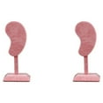 thumbnail image 4 of kurtrusly Earring Display Stand Muti-purpose Ear-Shape Organizer Bedroom Decor Holder pink 2Set, 4 of 6