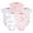 Unicorn Dream World, variant on Infant Girl Cotton Bodysuits, Toile Floral, 6-9 Months