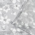 thumbnail image 5 of Nicole Miller New York Dara Light Filtering, Semi Sheer Rod Pocket Curtain Panels, 54"x84", Grey, Set of 2, 5 of 7