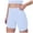 White, variant on felwors Women 6" No Front Seam High Waist Biker Shorts Buttery Soft Booty Flattering Yoga Workout Shorts Pink for Size L