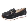 thumbnail image 4 of Rokment Women's Loafers Comfortable Platform Memory Foam Slip on Work Flat Shoes for Women Leather Casual Dressy Walking Sneakers Black Size 6.5, 4 of 5