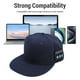 thumbnail image 4 of Sombreros Snapback Para Hombres Mujeres, Sombrero De Altavoz Inalámbrico Ajustable, Gorra De Música De Sonido Estéreo Binaural, Tapa De Altavoz Inteligente Para Ejercicio, 4 of 7